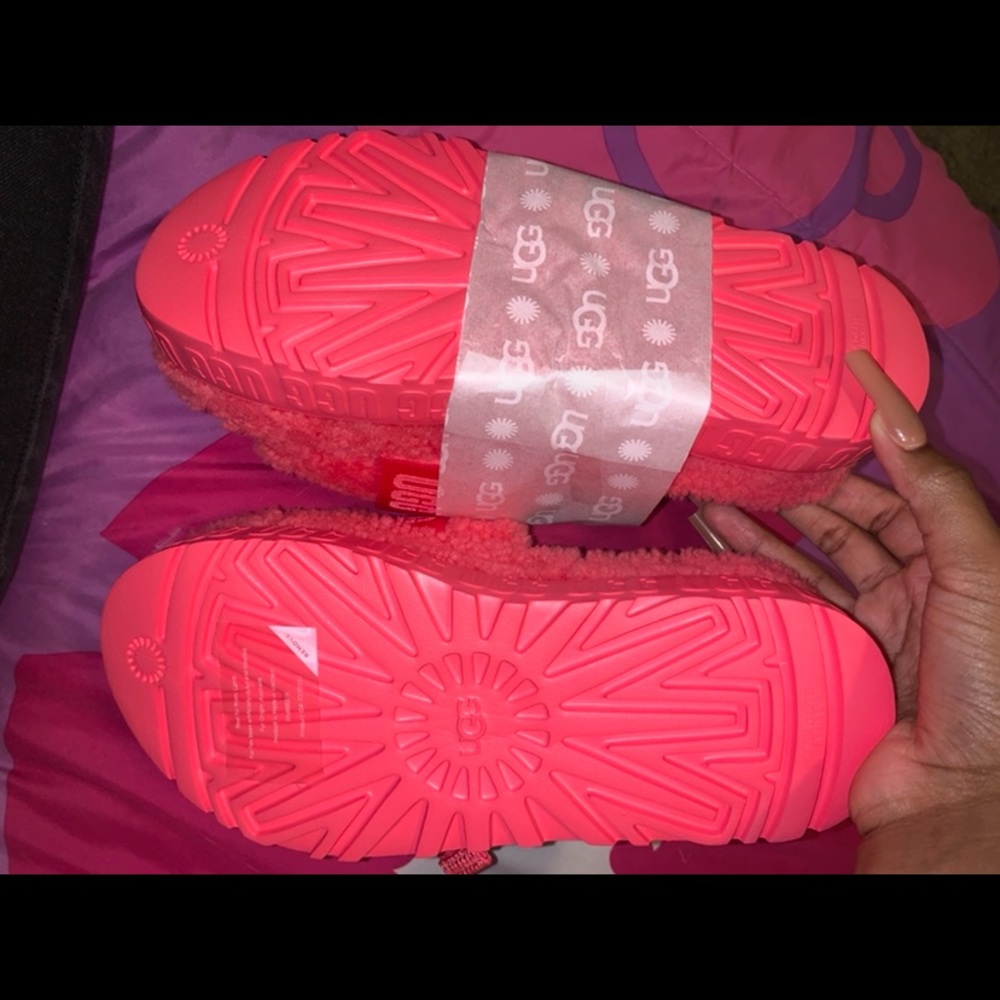 pink ugg slides